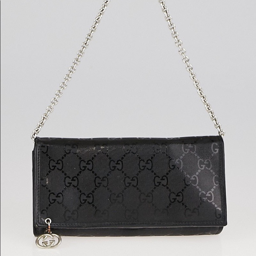 Gucci AUTHENTIC Chain Wallet Clutch